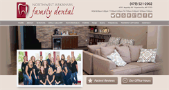 Desktop Screenshot of nwafamilydentist.com