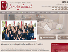 Tablet Screenshot of nwafamilydentist.com